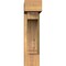 Ekena Millwork Imperial Block Smooth Bracket w/ Offset Brace, Western Red Cedar, 5 1/2"W x 18"D x 22"H BKT0604X18X22IMP05SWR - alternate 3